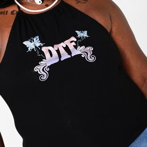 NWOT DTF Halter Top